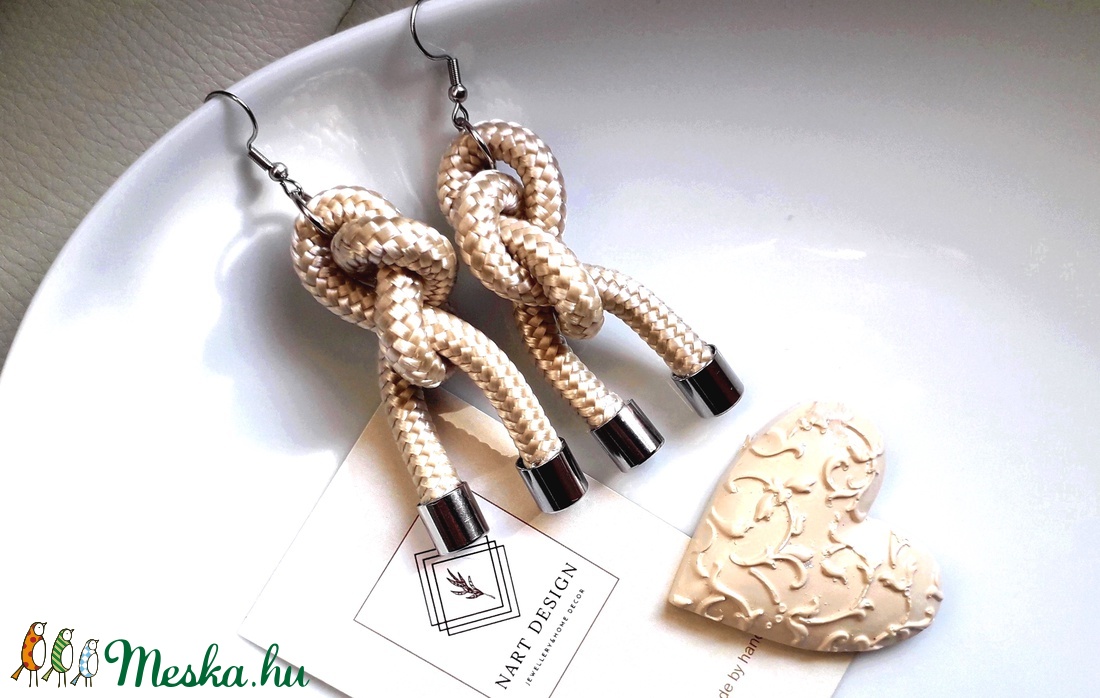 Narella design fülbevaló - ékszer - fülbevaló - lógó fülbevaló - Meska.hu