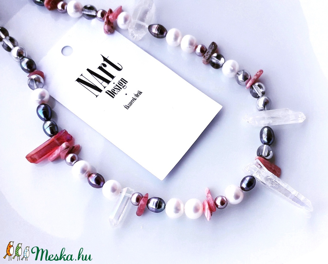 Reginának nyaklánc - ékszer - nyaklánc - gyöngyös nyaklánc - Meska.hu