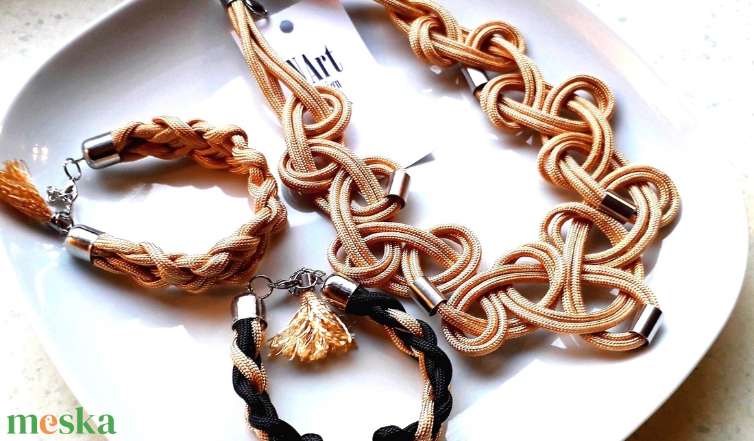 Golder Design nyaklánc - ékszer - nyaklánc - statement nyaklánc - Meska.hu