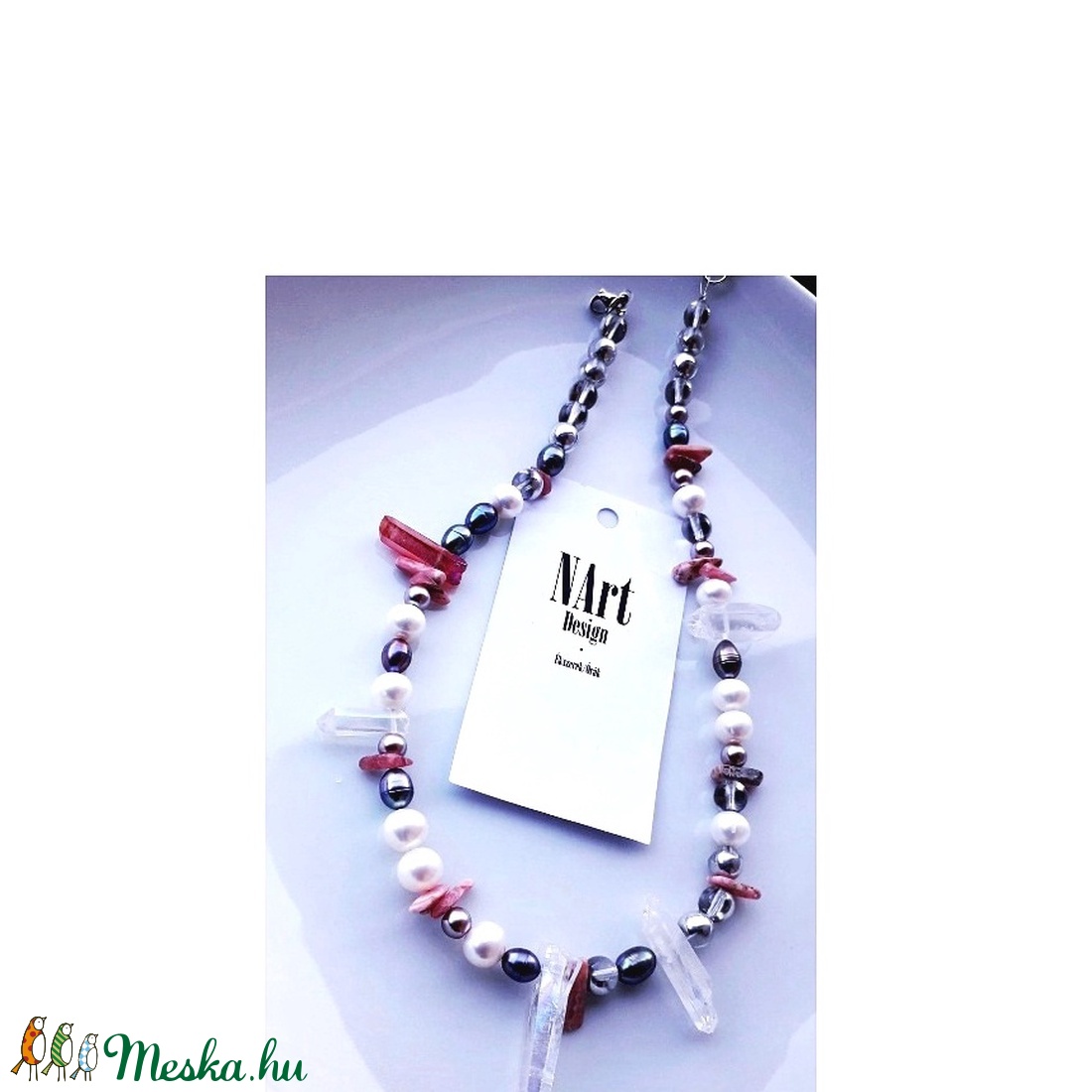 Reginának nyaklánc - ékszer - nyaklánc - gyöngyös nyaklánc - Meska.hu