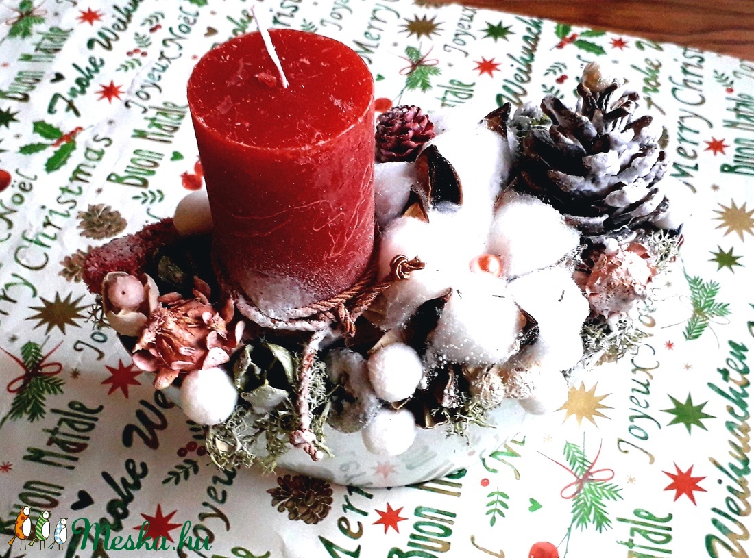 Adventi piros- fehér termés asztaldísz - adventi díszek - adventi asztaldísz - adventi díszek - Meska.hu Adventi piros- fehér termés asztaldísz - adventi díszek - adventi asztaldísz - adventi díszek - Meska.hu