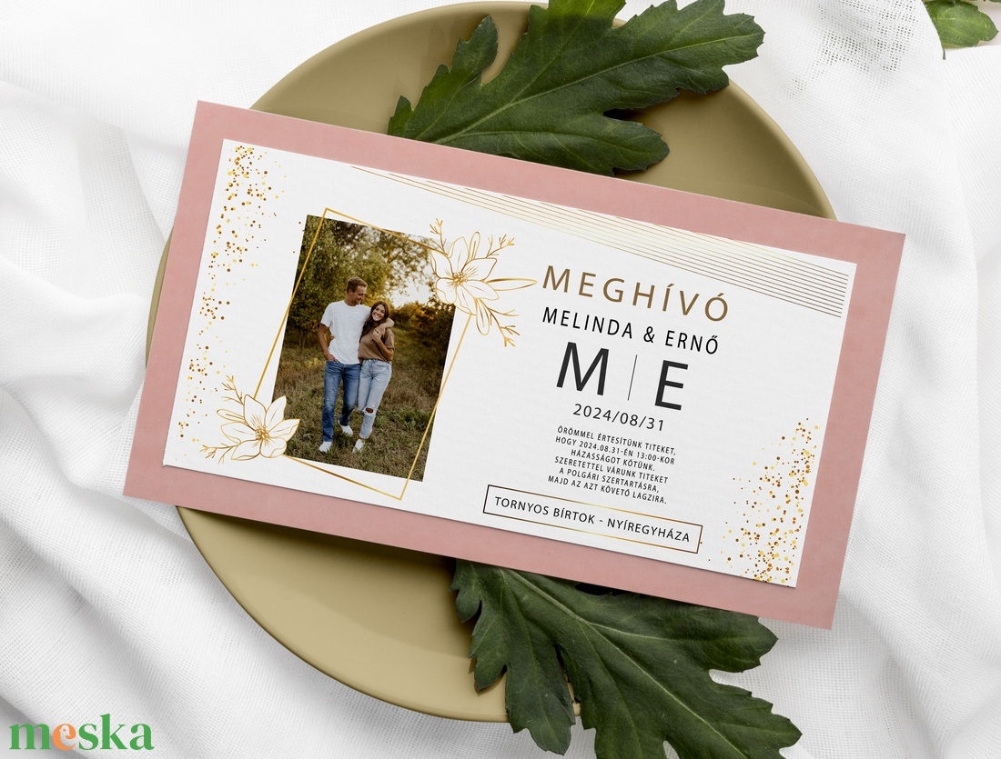 Esküvői meghívó - saját fotóval - esküvő - meghívó & kártya - meghívó - Meska.hu Esküvői meghívó - saját fotóval - esküvő - meghívó & kártya - meghívó - Meska.hu