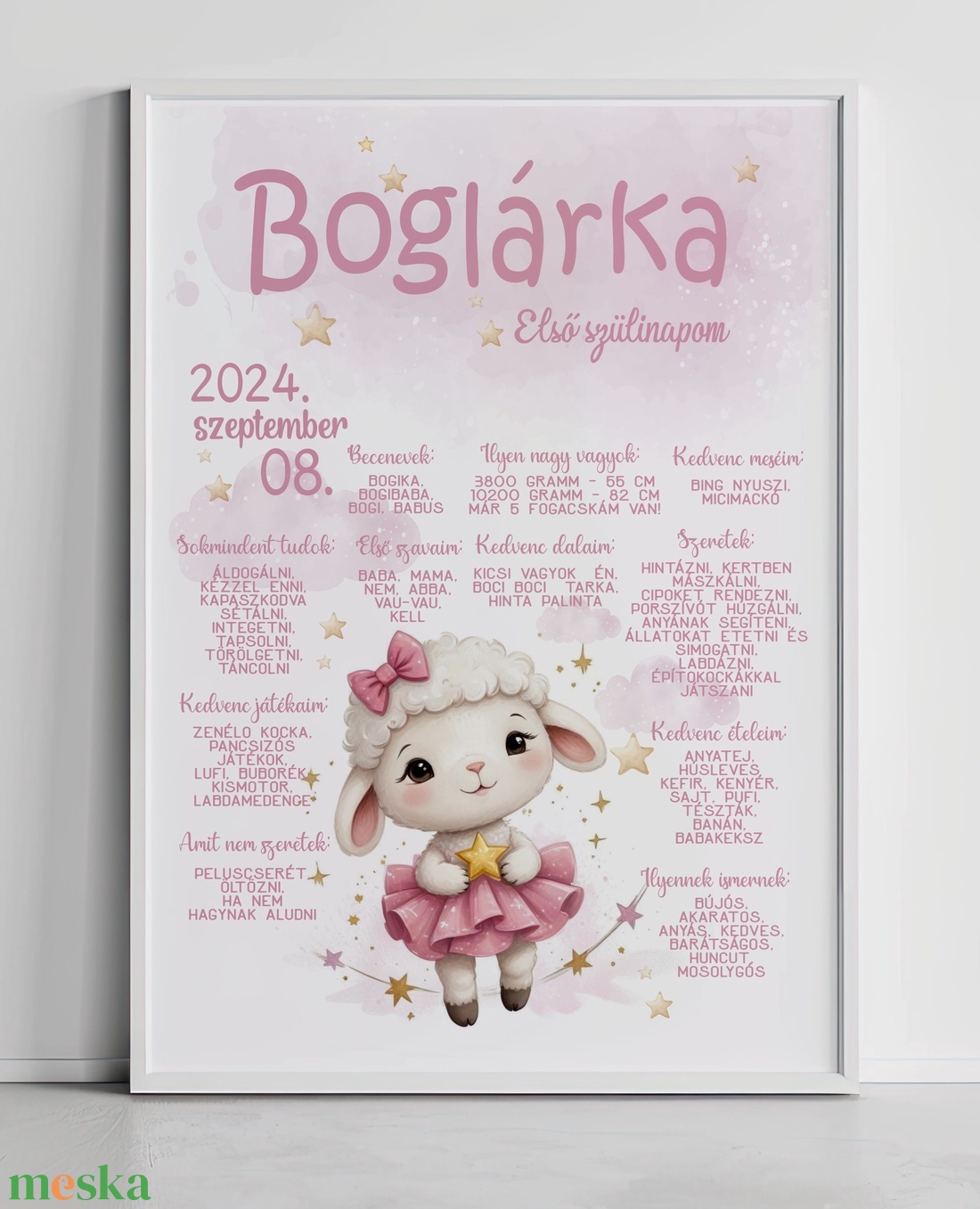 Szülinapi emlékőrző plakát - otthon & életmód - babaszoba, gyerekszoba - babaszoba dekoráció - Meska.hu Szülinapi emlékőrző plakát - otthon & életmód - babaszoba, gyerekszoba - babaszoba dekoráció - Meska.hu