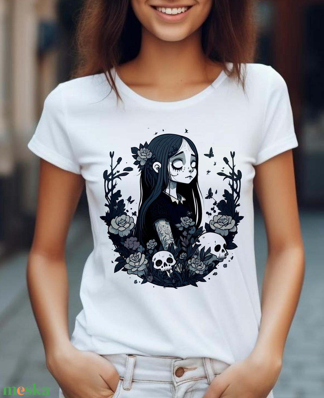 halloween póló - ruha & divat - női ruha - póló, felső - Meska.hu