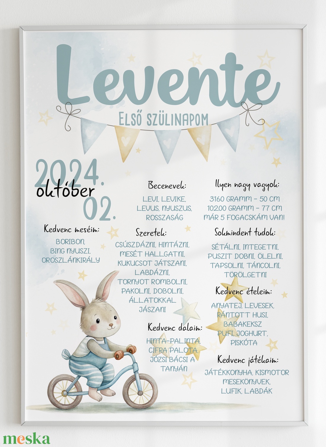 Emlékőrző plakát - szülinapra - otthon & életmód - babaszoba, gyerekszoba - babaszoba kép - Meska.hu Emlékőrző plakát - szülinapra - otthon & életmód - babaszoba, gyerekszoba - babaszoba kép - Meska.hu