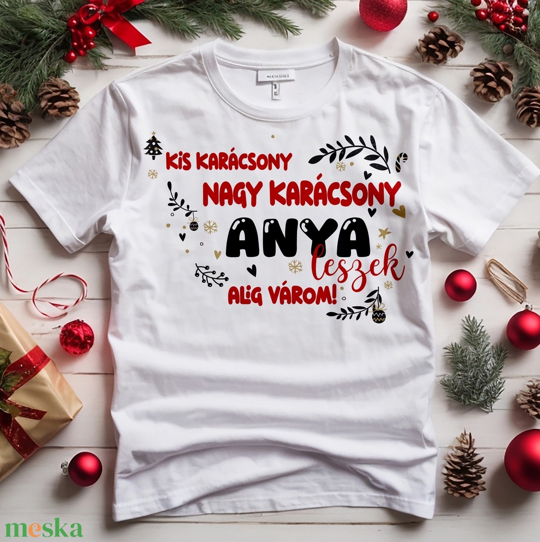 Páros póló - papa és mama vagy apa és anya - karácsony - karácsonyi ruházat - karácsonyi póló & pulcsi - Meska.hu Páros póló - papa és mama vagy apa és anya - karácsony - karácsonyi ruházat - karácsonyi póló & pulcsi - Meska.hu