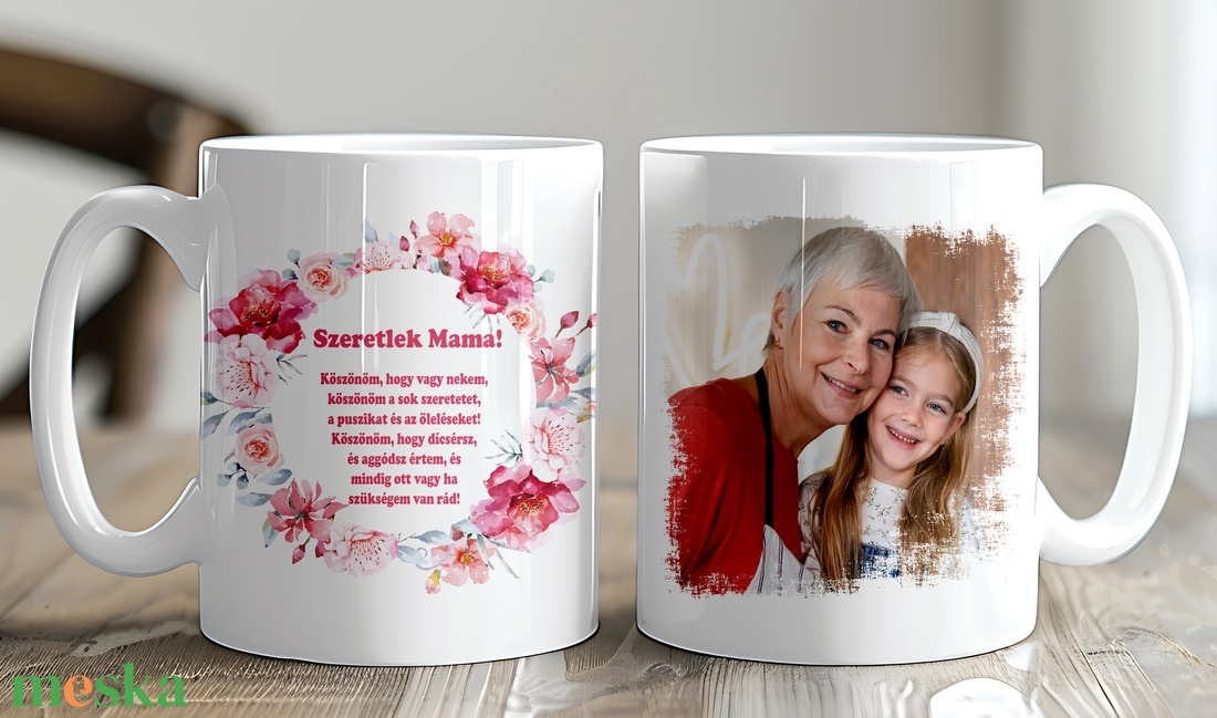 Szeretlek mama bögre - saját fotóval - otthon & életmód - konyhafelszerelés, tálalás - tálalás - bögre & csésze - Meska.hu Szeretlek mama bögre - saját fotóval - otthon & életmód - konyhafelszerelés, tálalás - tálalás - bögre & csésze - Meska.hu