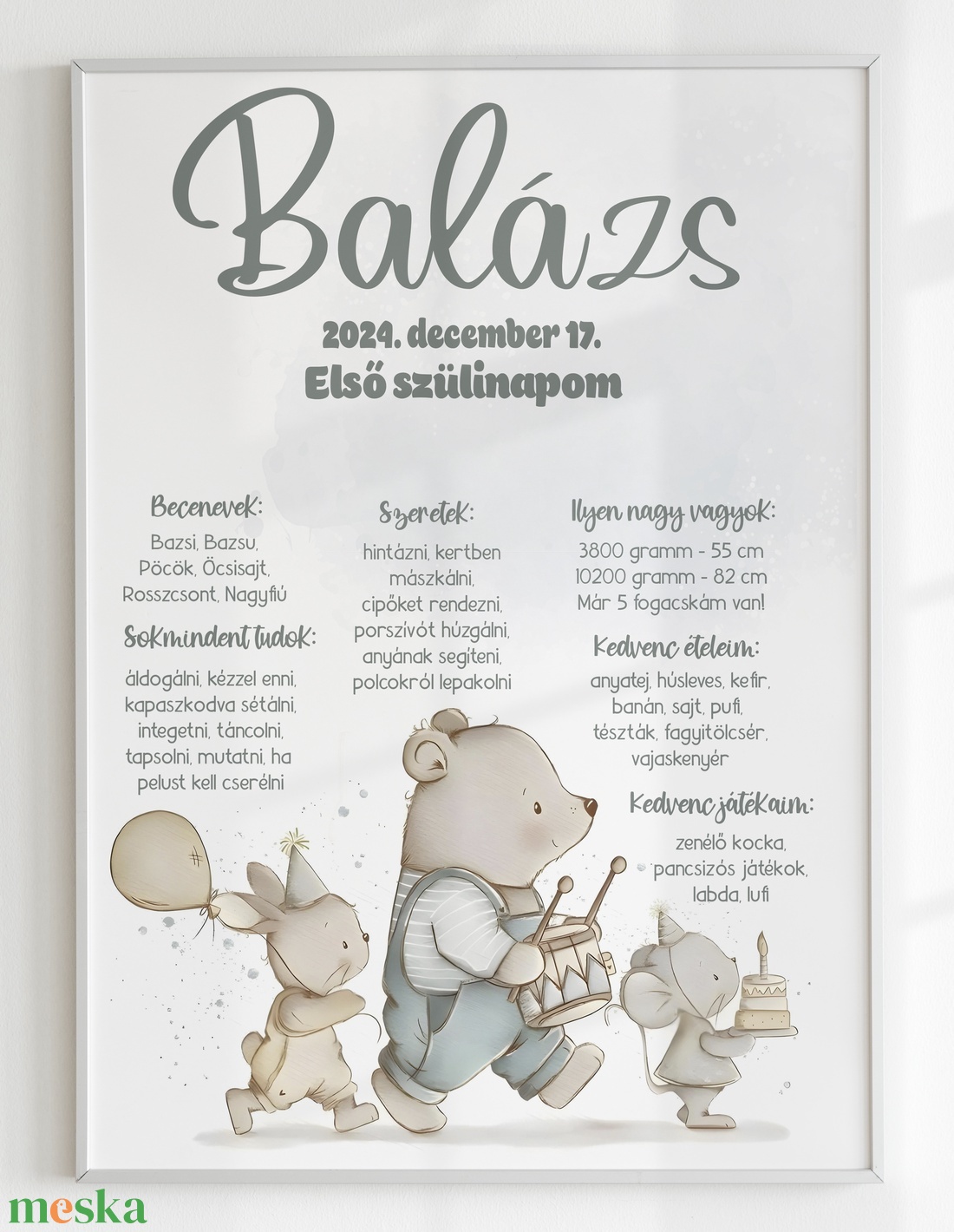 Szülinapi emlékőrző plakát - otthon & életmód - babaszoba, gyerekszoba - babaszoba dekoráció - Meska.hu Szülinapi emlékőrző plakát - otthon & életmód - babaszoba, gyerekszoba - babaszoba dekoráció - Meska.hu