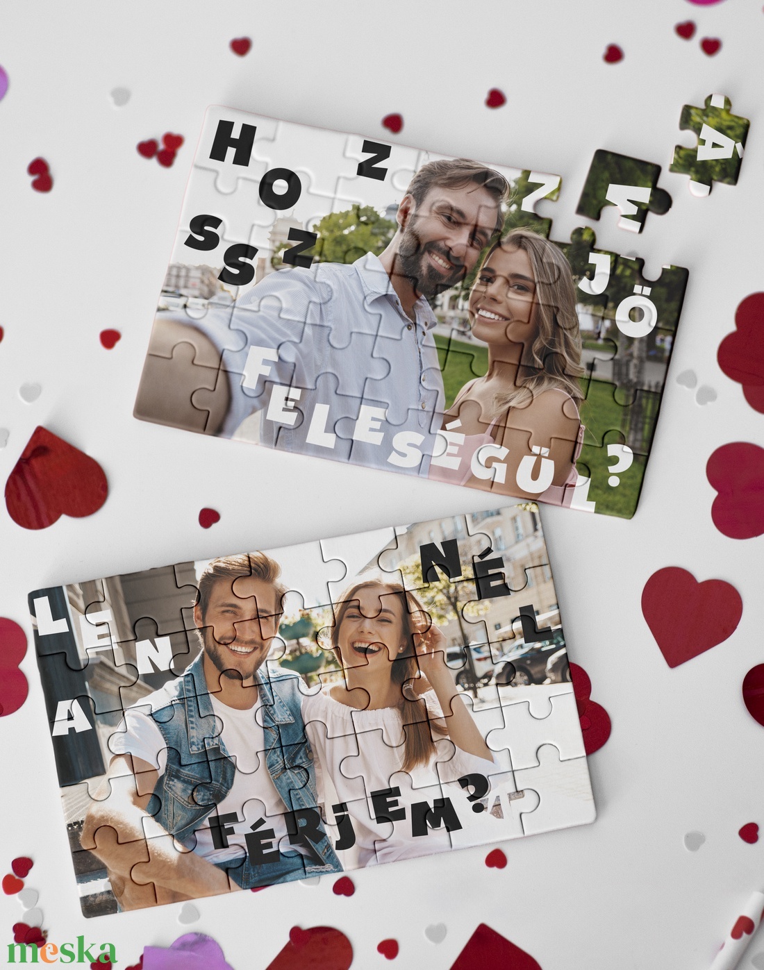 Lánykérés/Fiúkérés - puzzle saját fotóval - játék & sport - puzzle - hagyományos puzzle - Meska.hu