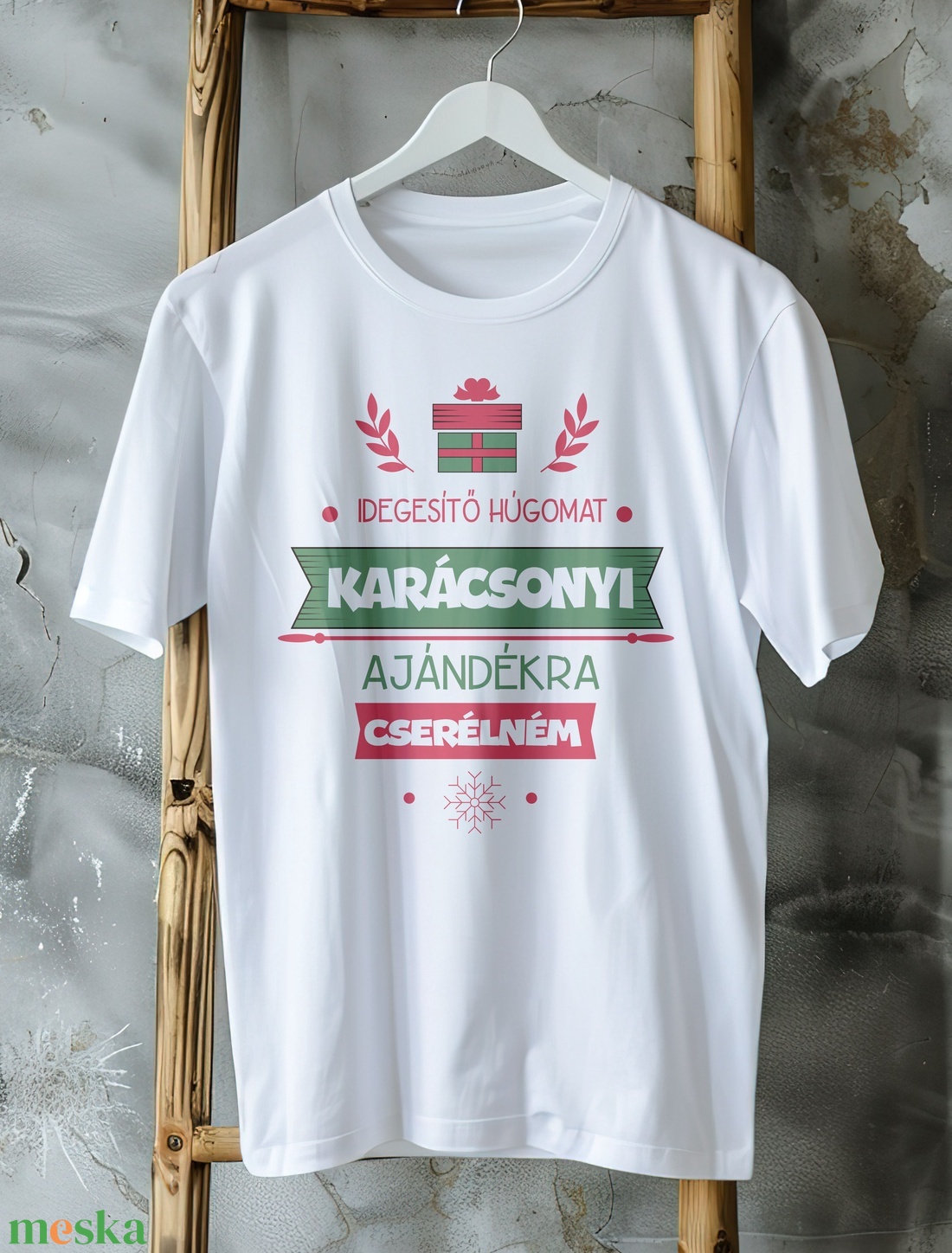 Karácsonyi póló - ruha & divat - női ruha - póló, felső - Meska.hu