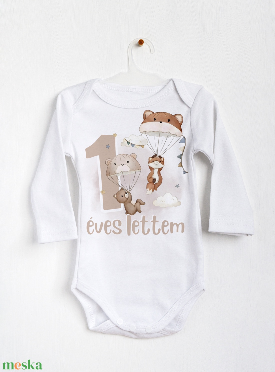 Szülinapi body - egyedi grafikával - ruha & divat - babaruha & gyerekruha - body - Meska.hu