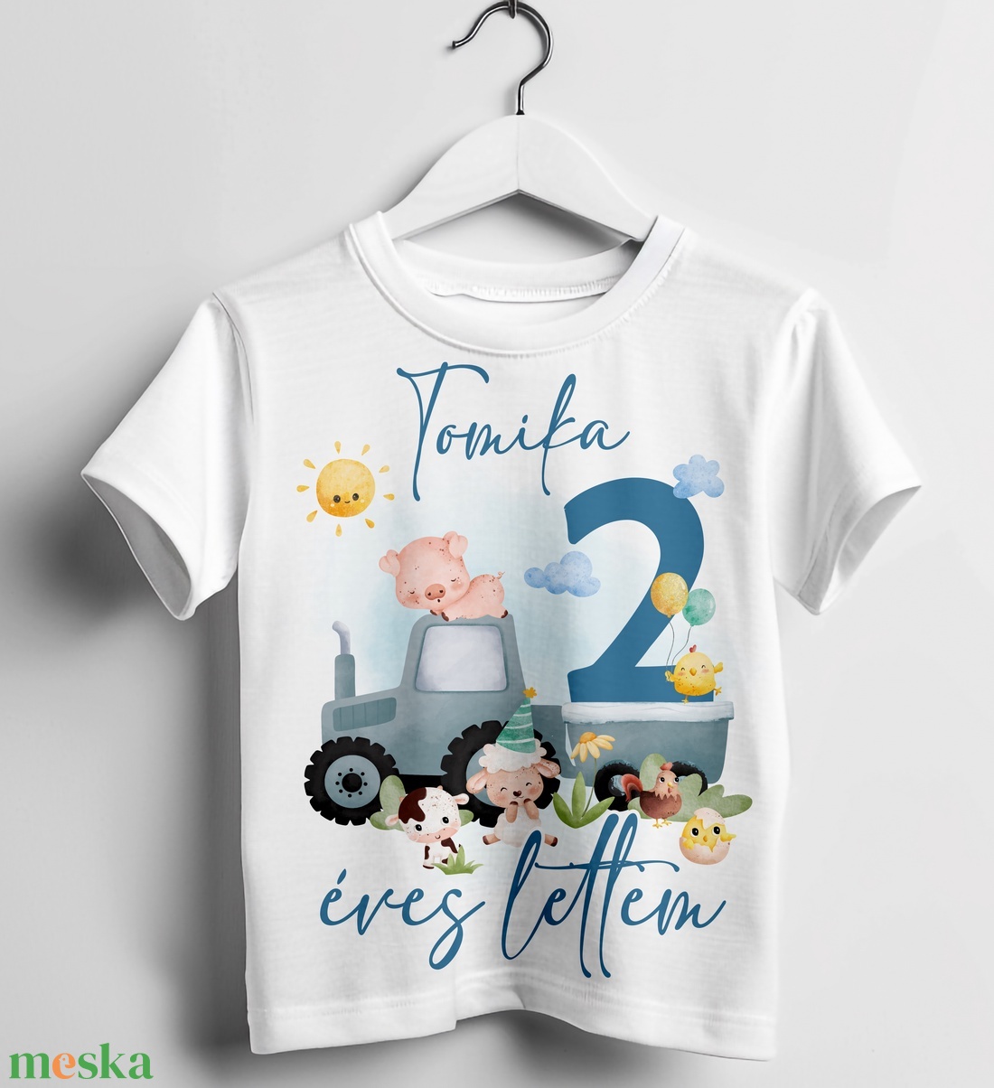 Szülinapi gyermek póló - ruha & divat - gyerekruha - póló - Meska.hu