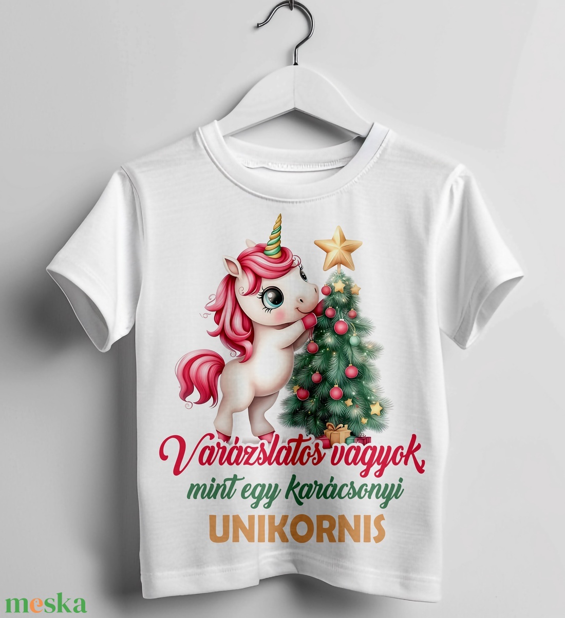 Karácsonyi gyermek póló - ruha & divat - gyerekruha - póló - Meska.hu