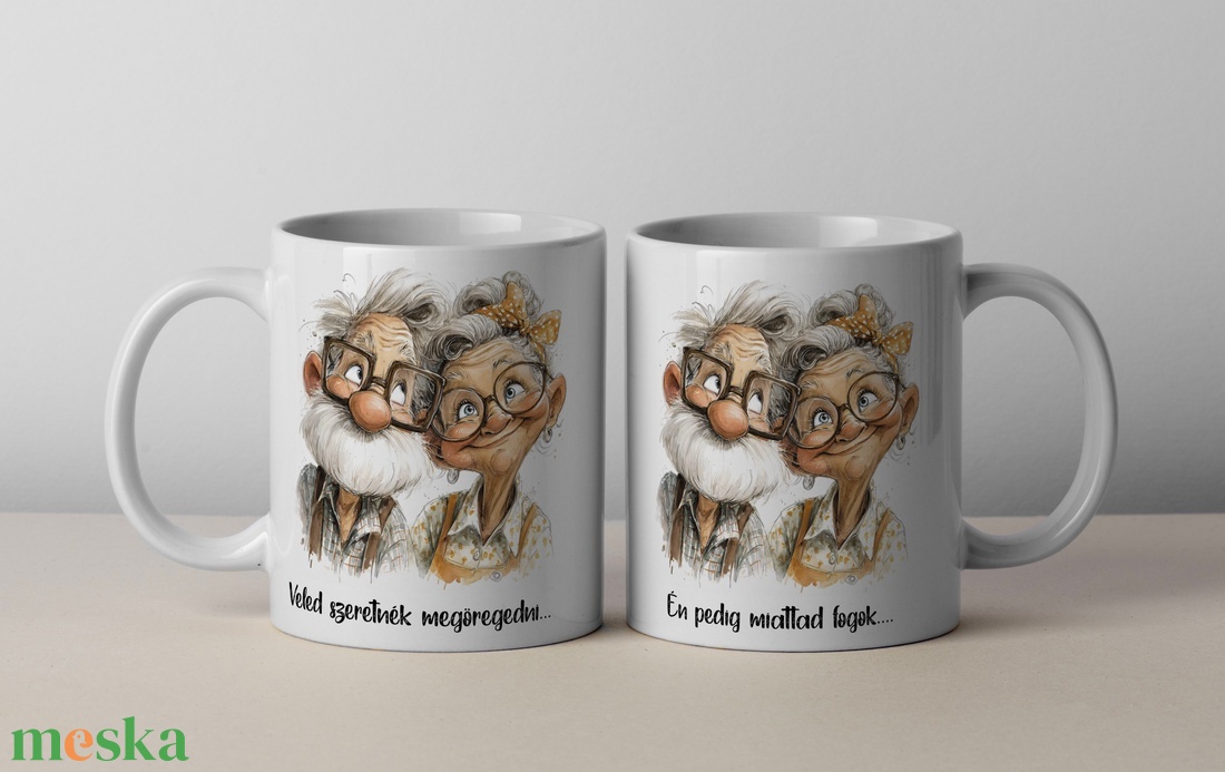 Páros bögre szett - otthon & életmód - konyhafelszerelés, tálalás - tálalás - bögre & csésze - Meska.hu