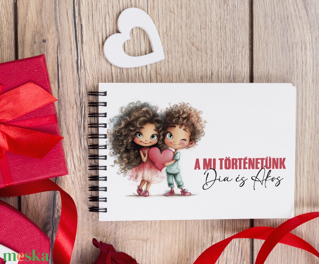 Emlékkönyv és fotóalbum - saját névvel - esküvő - emlék & ajándék - album & fotóalbum - Meska.hu