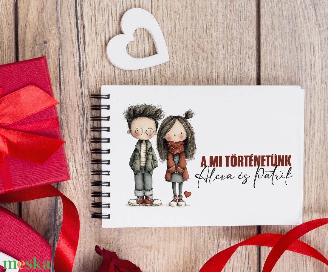 Emlékkönyv és fotóalbum - saját névvel - esküvő - emlék & ajándék - album & fotóalbum - Meska.hu
