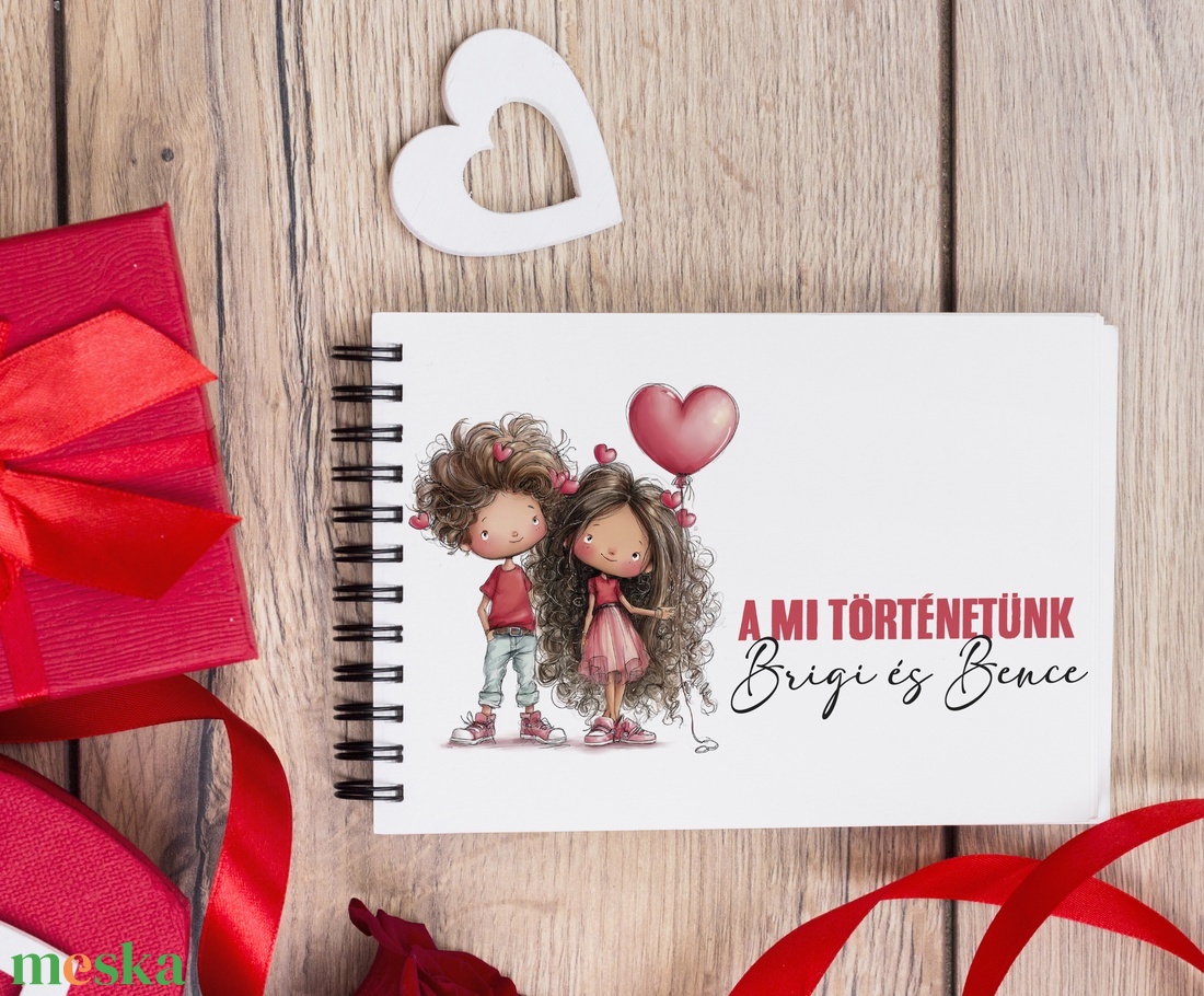 Emlékkönyv és fotóalbum - saját névvel - esküvő - emlék & ajándék - album & fotóalbum - Meska.hu