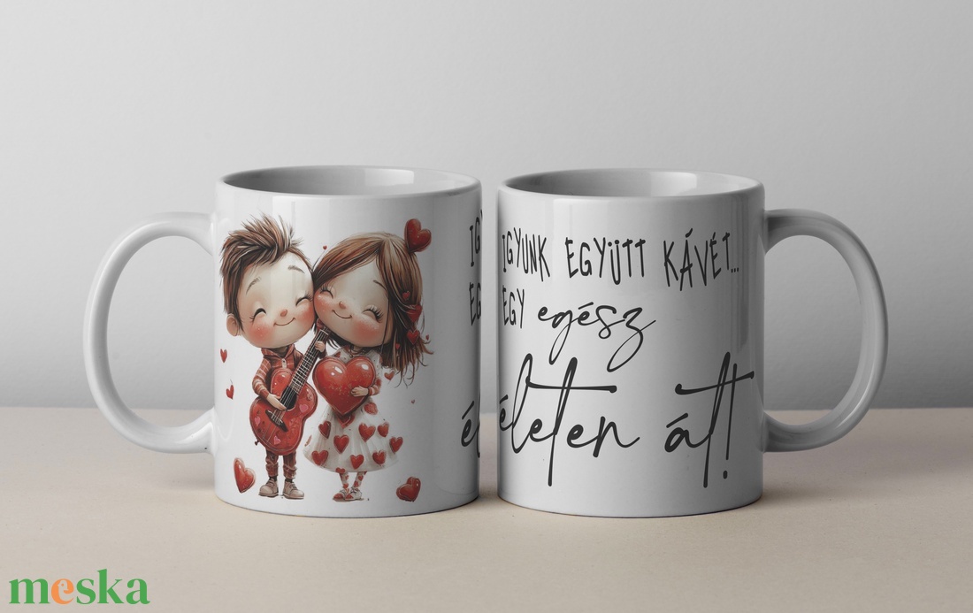 Páros bögre szett - otthon & életmód - konyhafelszerelés, tálalás - tálalás - bögre & csésze - Meska.hu