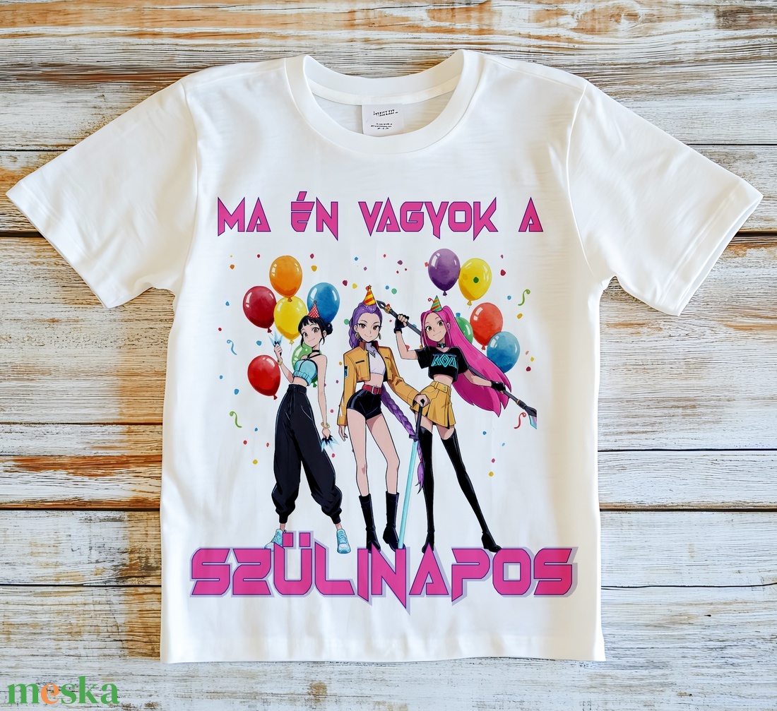 Szülinapi gyermek póló - ruha & divat - gyerekruha - póló - Meska.hu