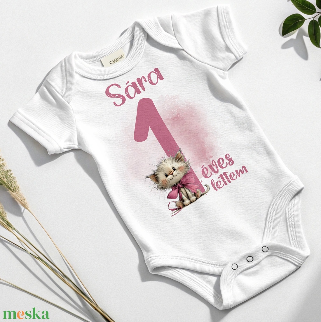 Szülinapi body - egyedi grafikával - baba - mama - babaruházat - baba body - Meska.hu