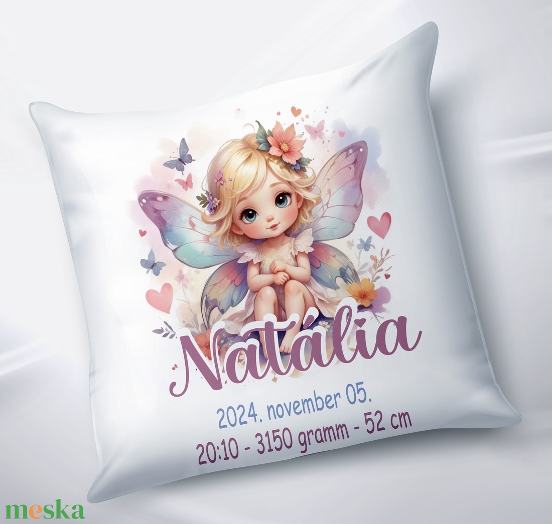 Babaköszöntő kispárna - baba - mama - babaszoba dekoráció - gyerek díszpárna - Meska.hu