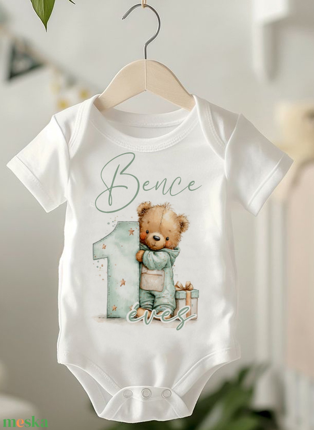 Szülinapi body - egyedi grafikával - baba - mama - babaruházat - baba body - Meska.hu