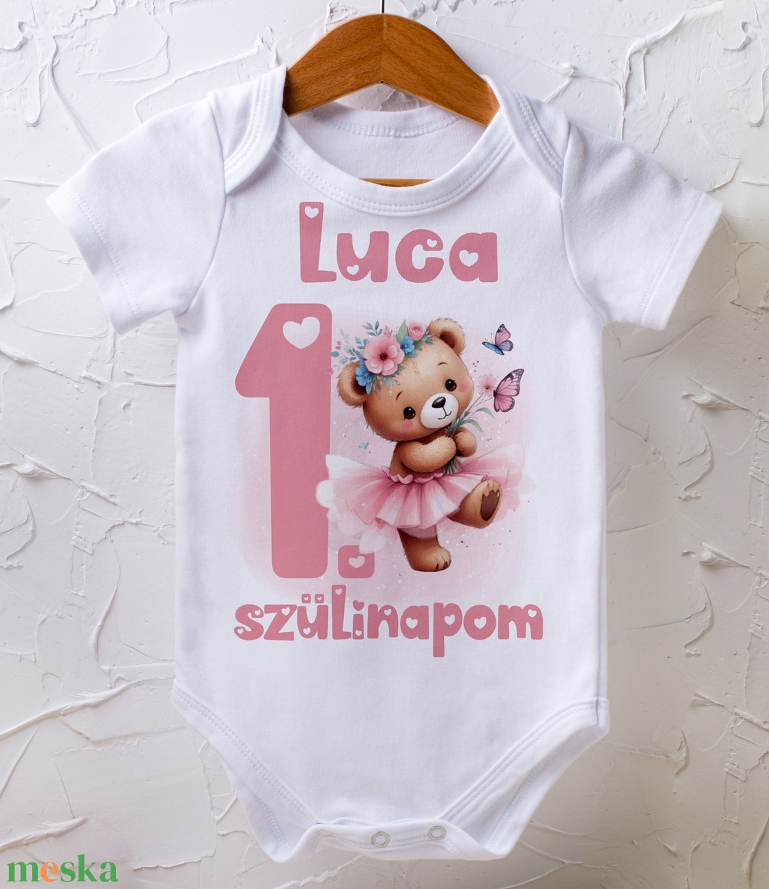 Szülinapi body - egyedi grafikával - baba - mama - babaruházat - baba body - Meska.hu