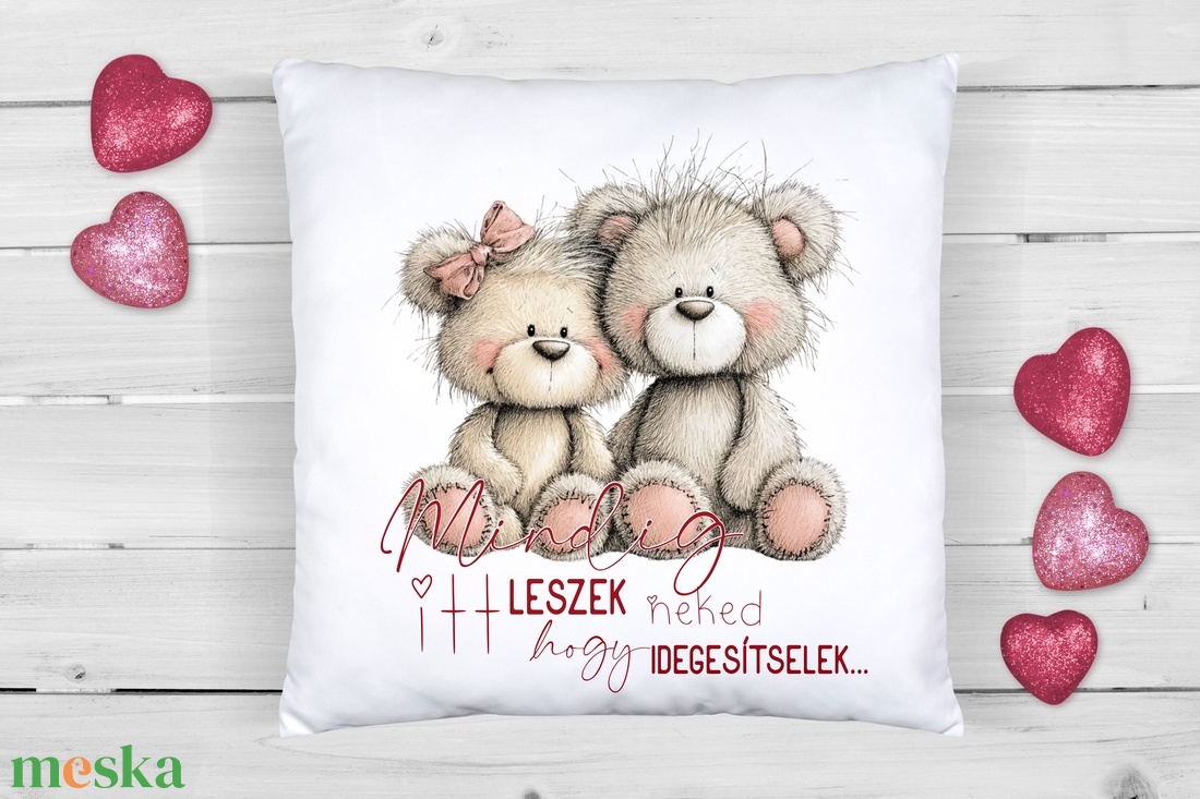Valentin napi kispárna - otthon & életmód - lakástextil - párna & párnahuzat - díszpárna (belsővel együtt) - Meska.hu