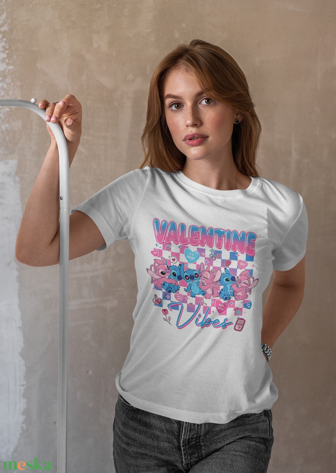 Stitch póló - ruha & divat - női ruha - póló, felső - Meska.hu