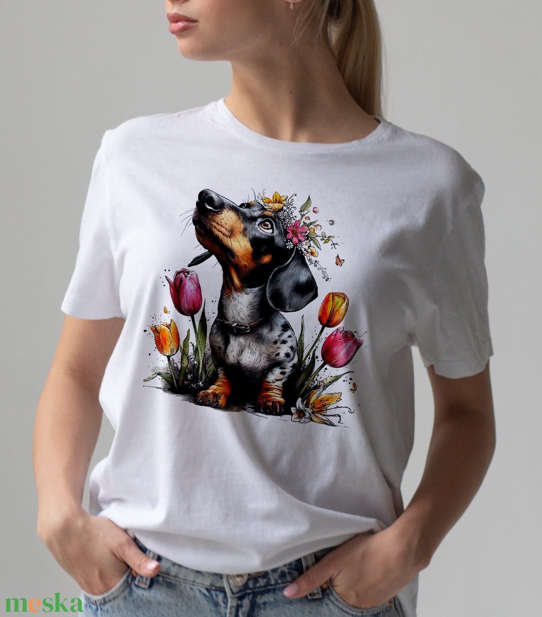  Tacsi-tavasz - póló - ruha & divat - női ruha - póló, felső - Meska.hu