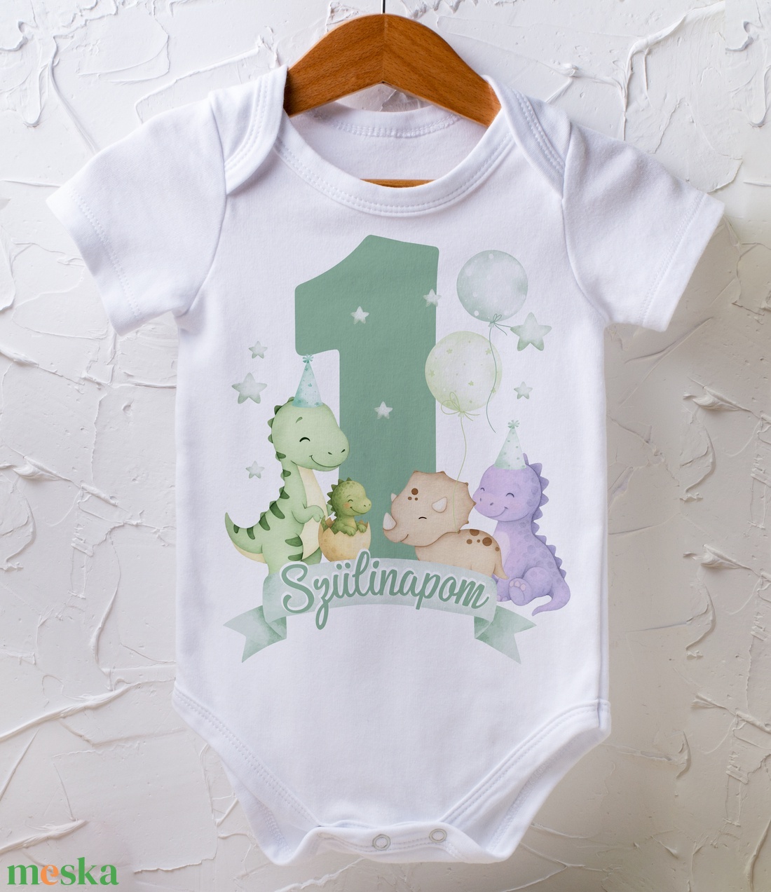 Szülinapi body - egyedi grafikával - baba - mama - babaruházat - baba body - Meska.hu