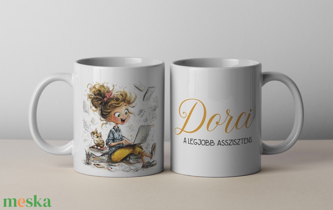 Bögre - legjobb főnök, névre szóló grafikával - otthon & életmód - konyhafelszerelés, tálalás - tálalás - bögre & csésze - Meska.hu