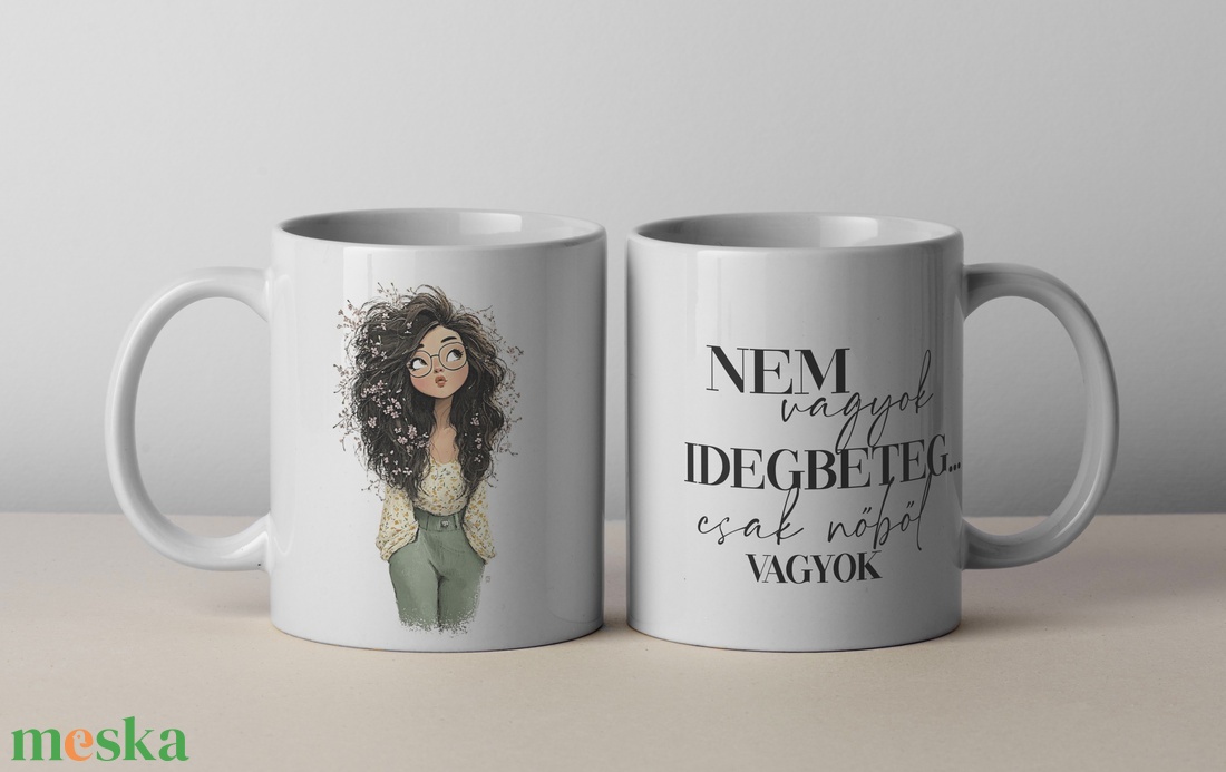 Bögre Nőnapra - egyedi grafikával - otthon & életmód - konyhafelszerelés, tálalás - tálalás - bögre & csésze - Meska.hu