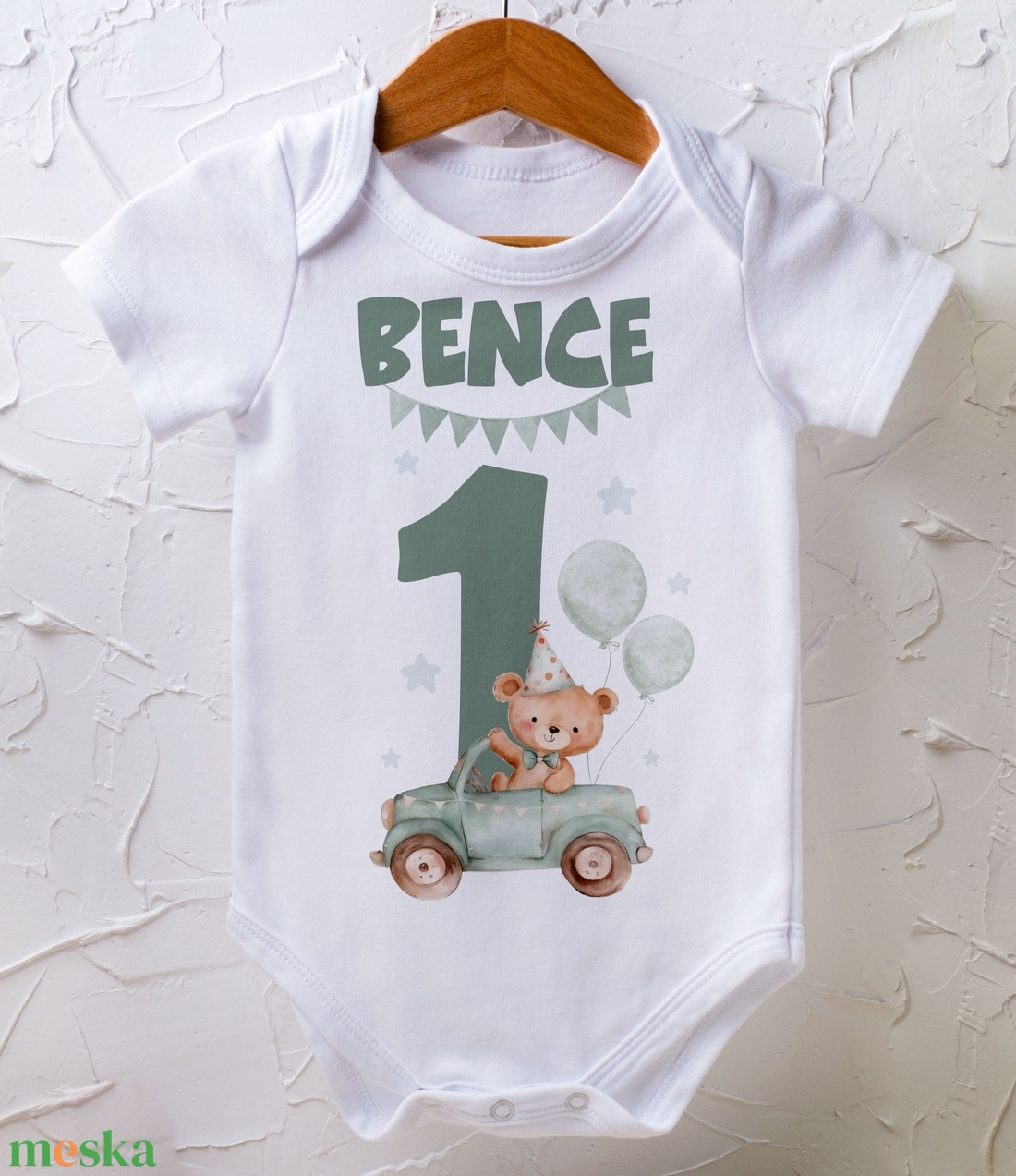 Szülinapi body - egyedi grafikával - baba - mama - babaruházat - baba body - Meska.hu