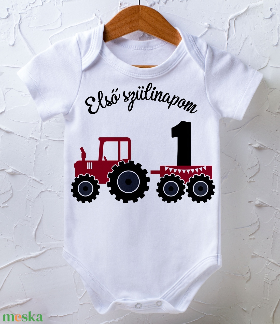 Szülinapi body - egyedi grafikával - baba - mama - babaruházat - baba body - Meska.hu