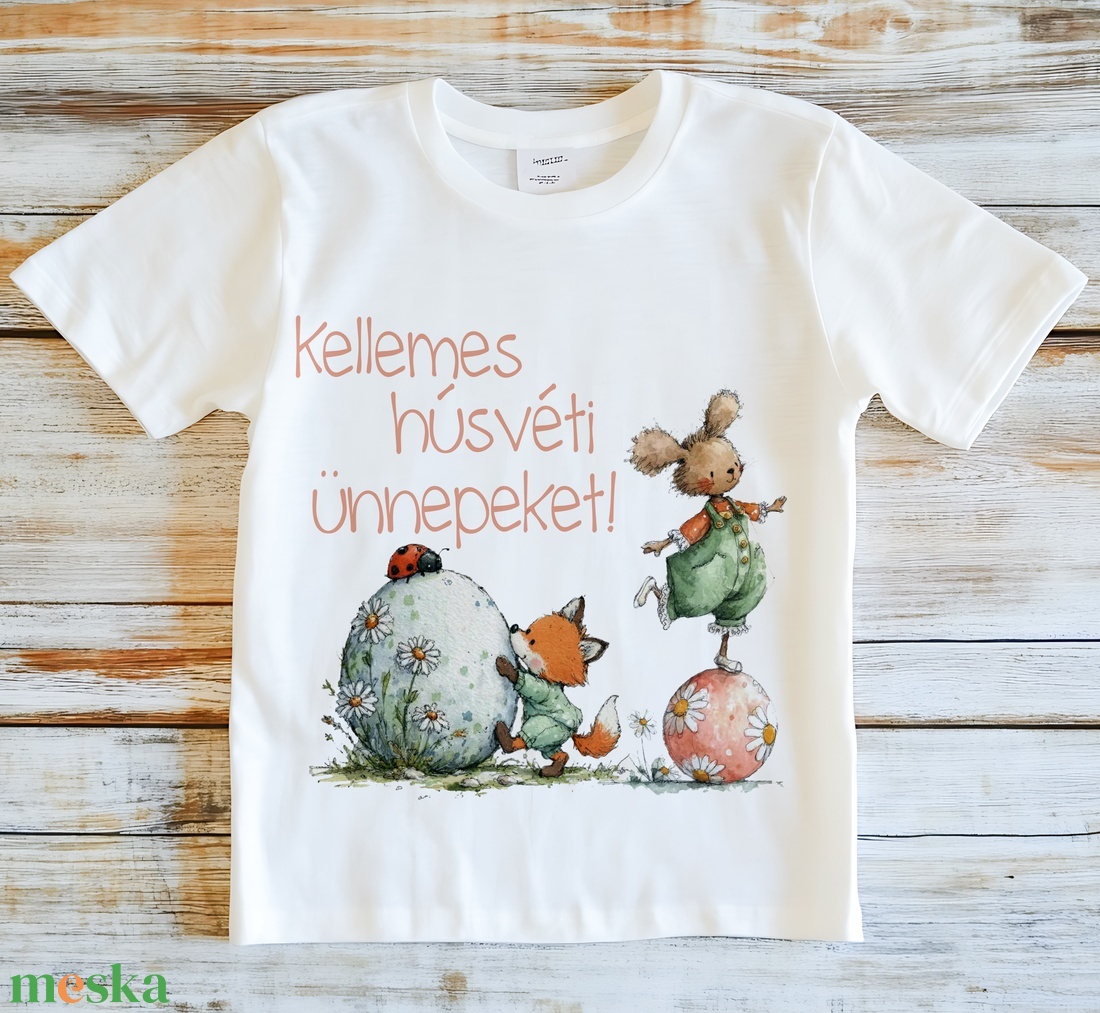 Húsvéti póló - gyerekeknek - ruha & divat - gyerekruha - póló - Meska.hu