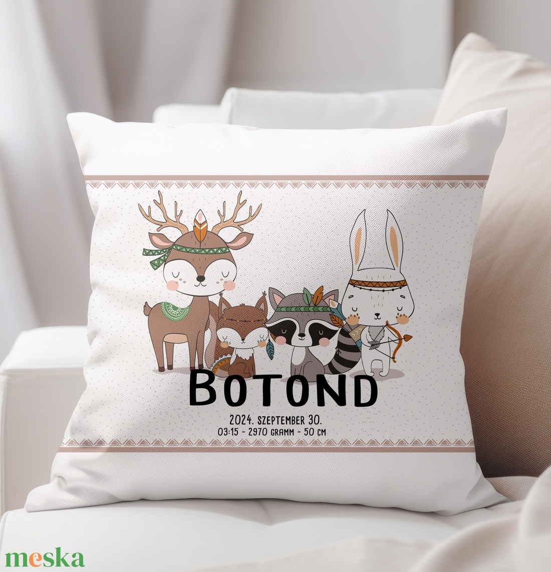 Babaköszöntő kispárna - baba - mama - babaszoba dekoráció - gyerek díszpárna - Meska.hu