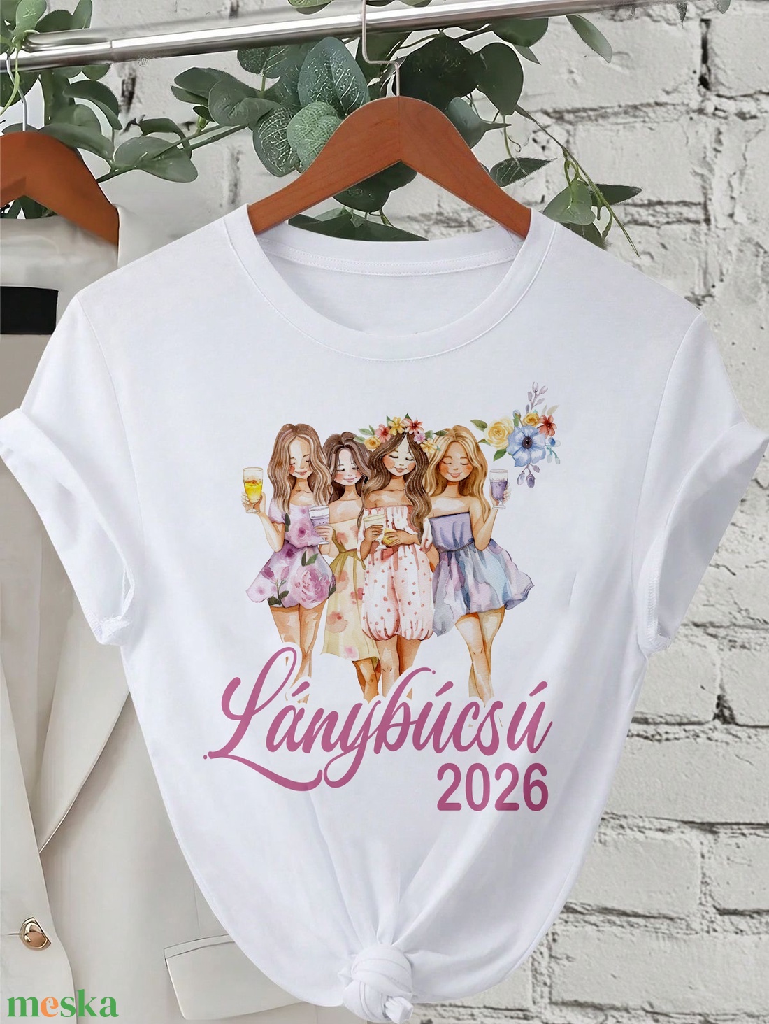 Lánybúcsús póló - évszámmal - esküvő - lánybúcsú - Meska.hu