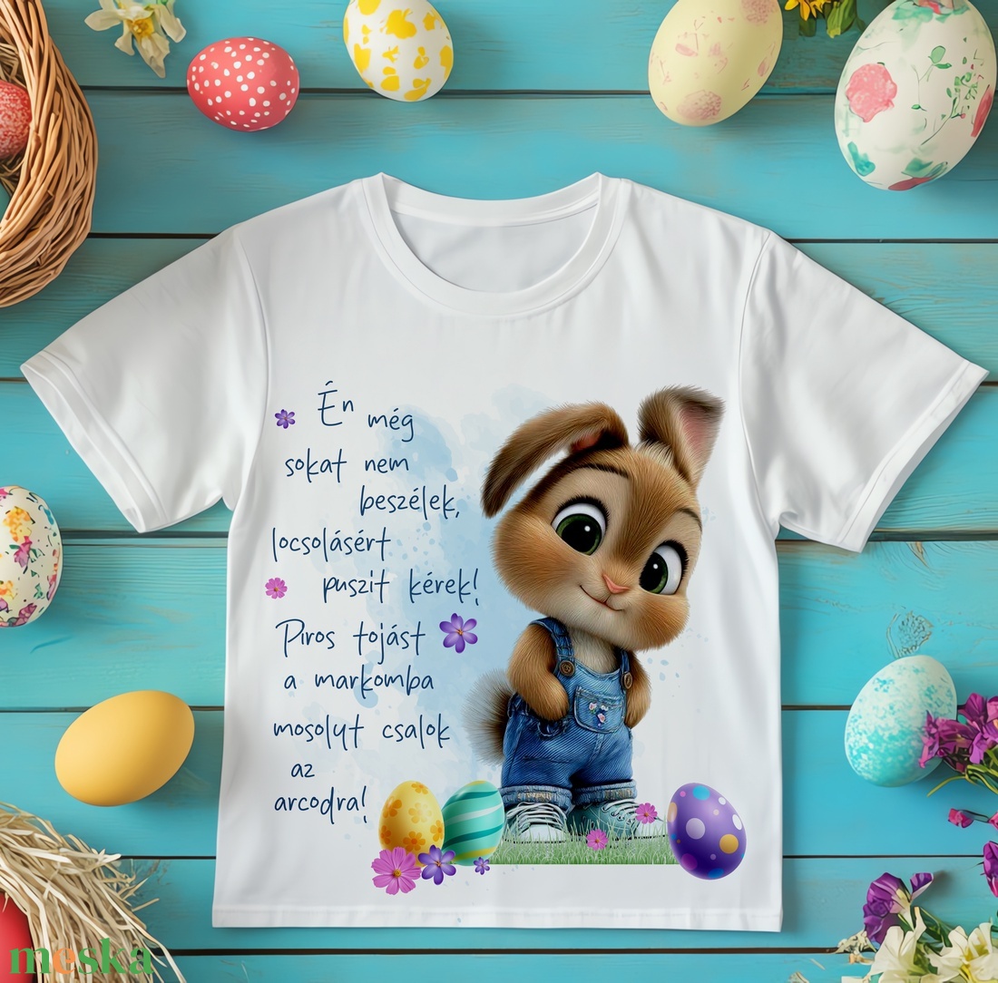 Húsvéti póló - gyerekeknek - ruha & divat - gyerekruha - póló - Meska.hu