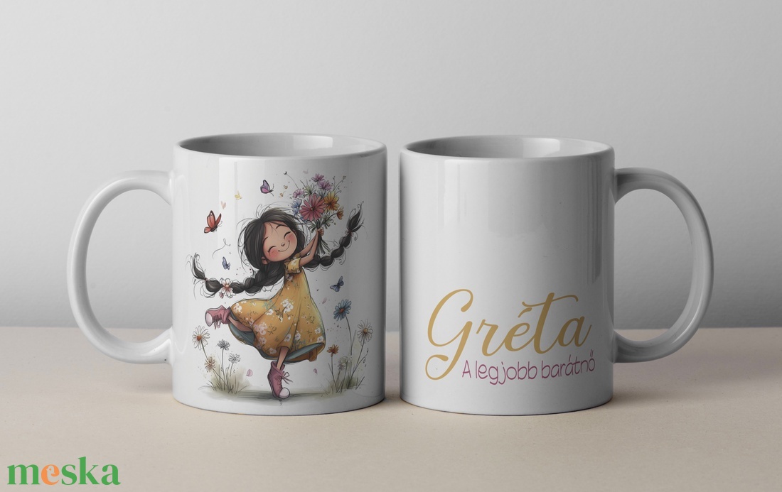 Barátnő -  bögre  - otthon & életmód - konyhafelszerelés, tálalás - tálalás - bögre & csésze - Meska.hu