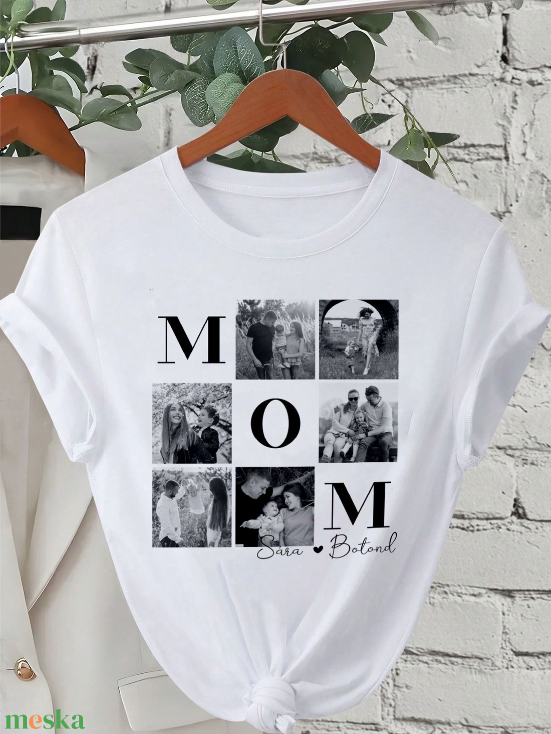 Anyák napi póló - saját fotókkal - ruha & divat - női ruha - póló, felső - Meska.hu