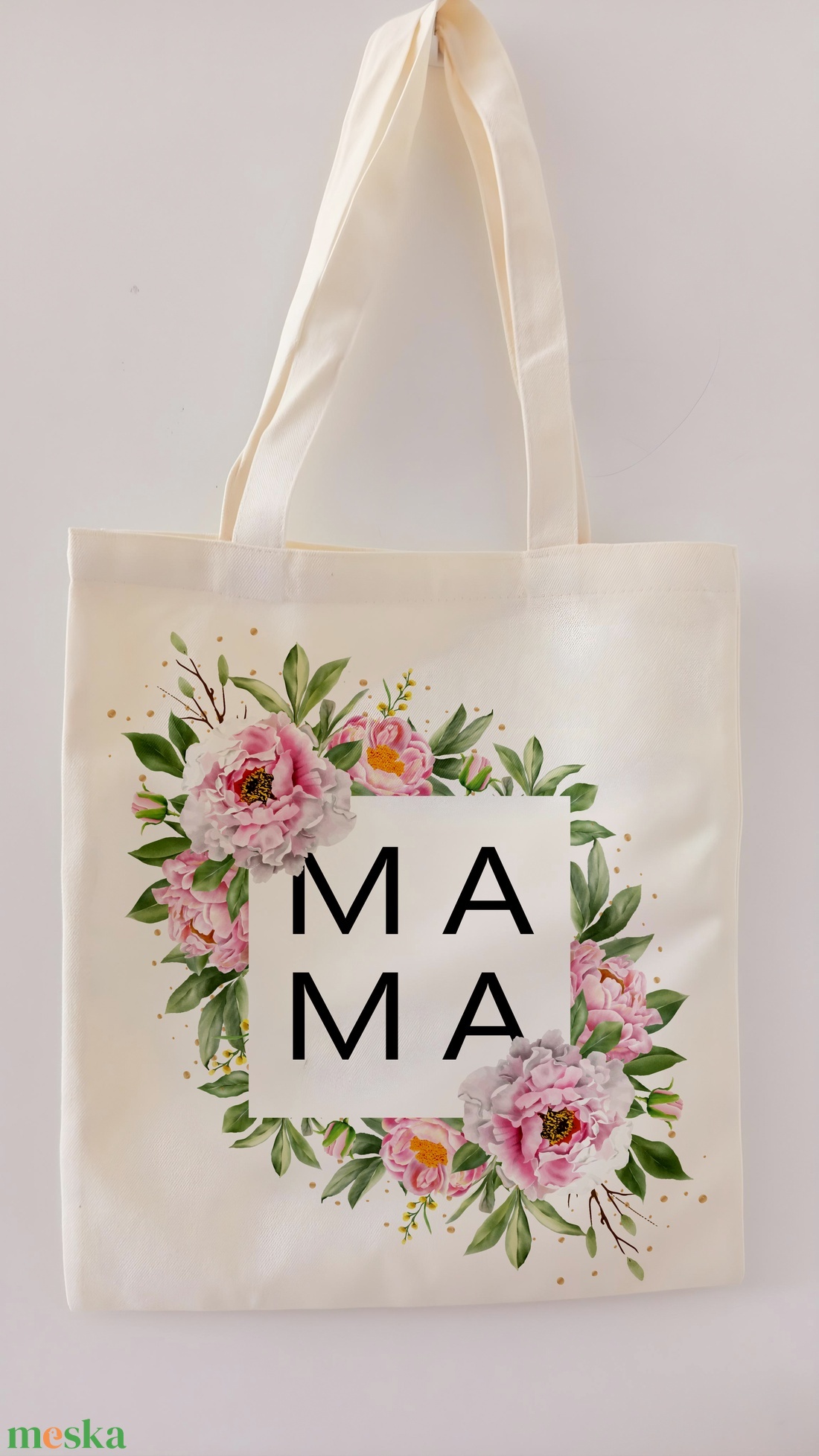 Mama bevásárlótáska - táska & tok - bevásárlás & shopper táska - shopper, textiltáska, szatyor - Meska.hu