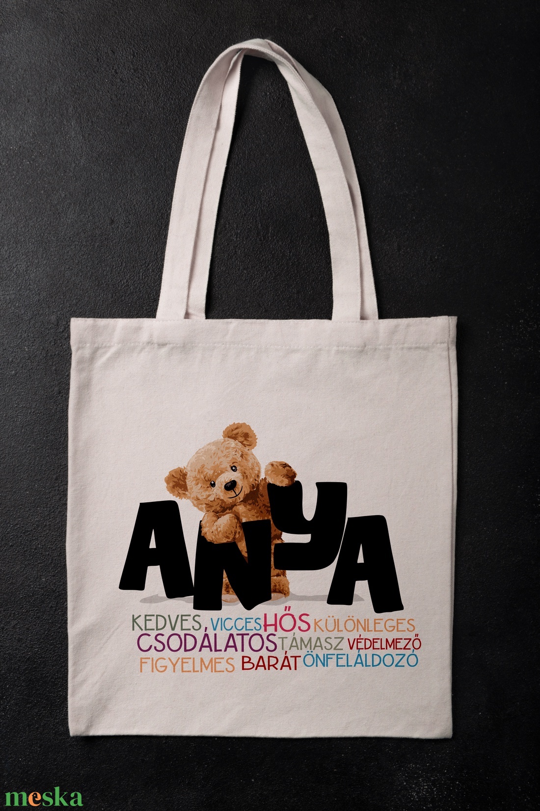 Bevásárlótáska - anya - anyák napjára - táska & tok - bevásárlás & shopper táska - shopper, textiltáska, szatyor - Meska.hu