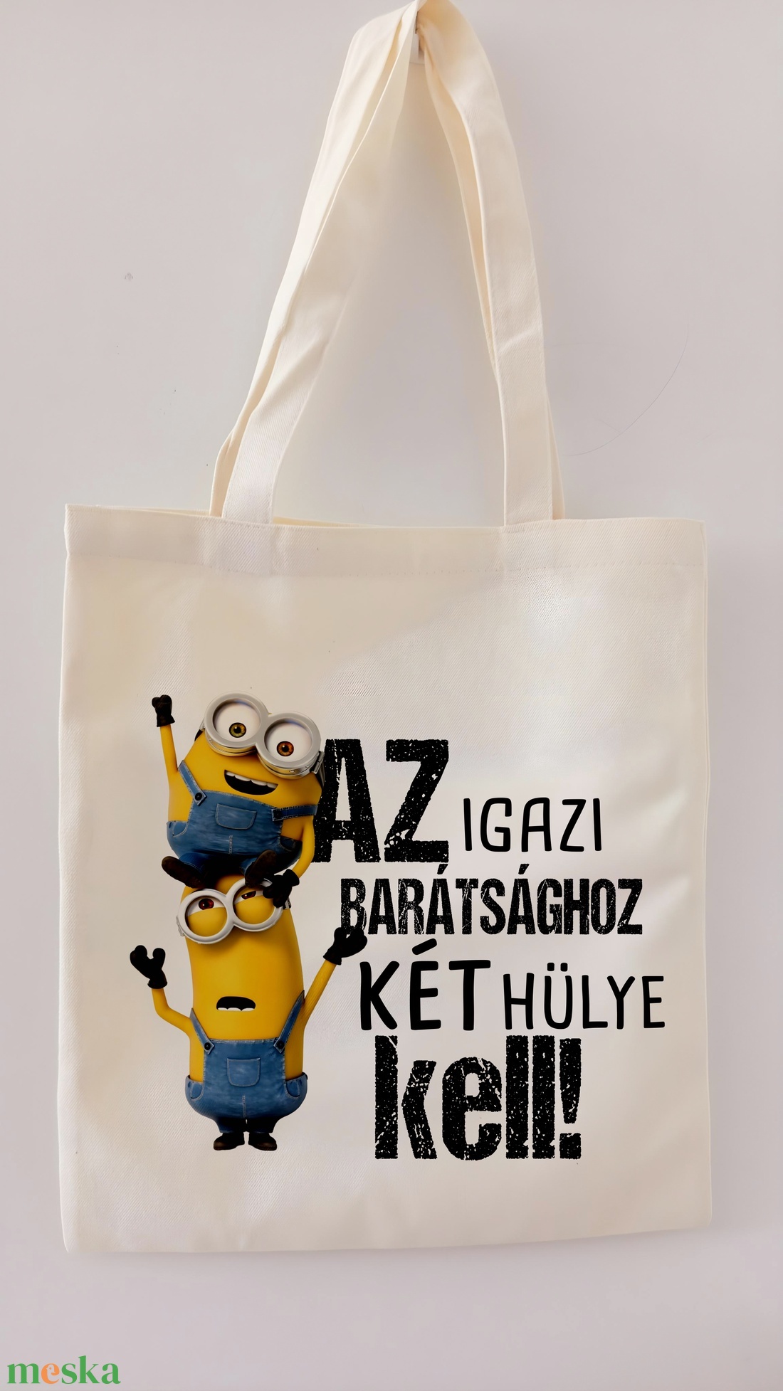 minnion vászontáska - táska & tok - bevásárlás & shopper táska - shopper, textiltáska, szatyor - Meska.hu