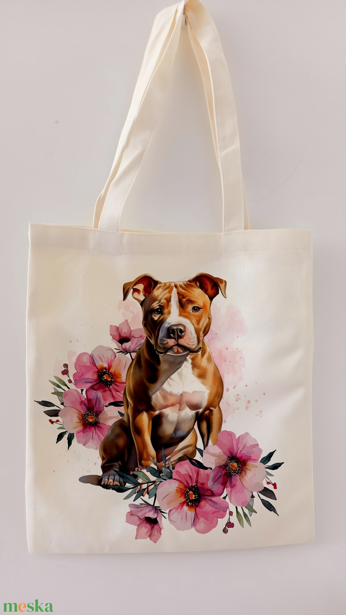 bulldog vászontáska - táska & tok - bevásárlás & shopper táska - shopper, textiltáska, szatyor - Meska.hu