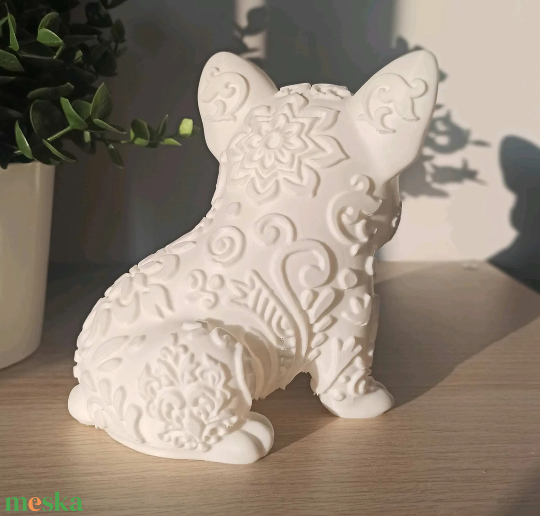 Mandala Mintás Francia Bulldog � 3D nyomtatott dekoráció - otthon & életmód - dekoráció - dísztárgy - Meska.hu