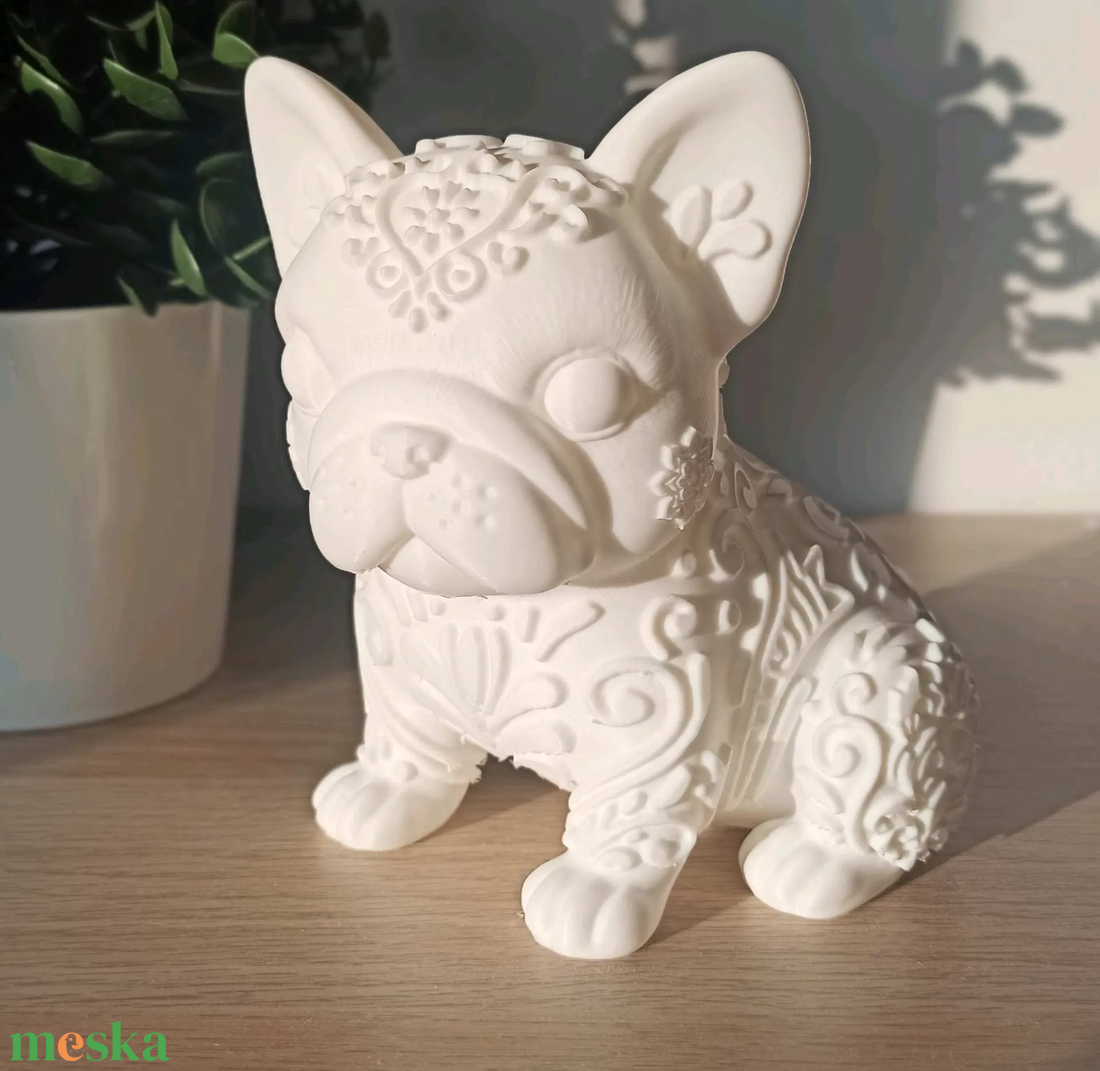  Mandala Mintás Francia Bulldog � 3D nyomtatott dekoráció - otthon & életmód - dekoráció - dísztárgy - Meska.hu