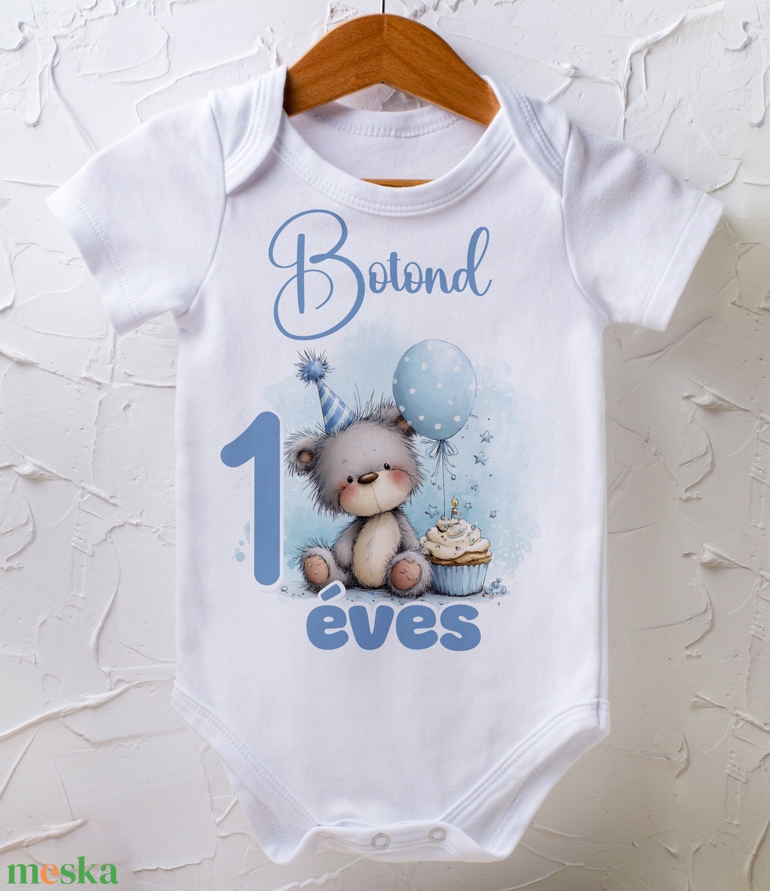 Szülinapi body - egyedi grafikával - baba - mama - babaruházat - baba body - Meska.hu