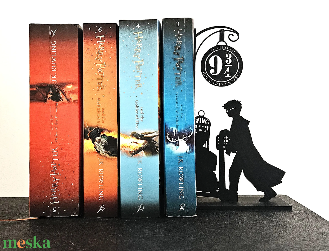 Harry Potter Platform 9  3D Nyomtatott Könyvtámasz � Varázslat a könyvespolcodon! - otthon & életmód - dekoráció - asztal és polc dekoráció - könyvtámasz - Meska.hu