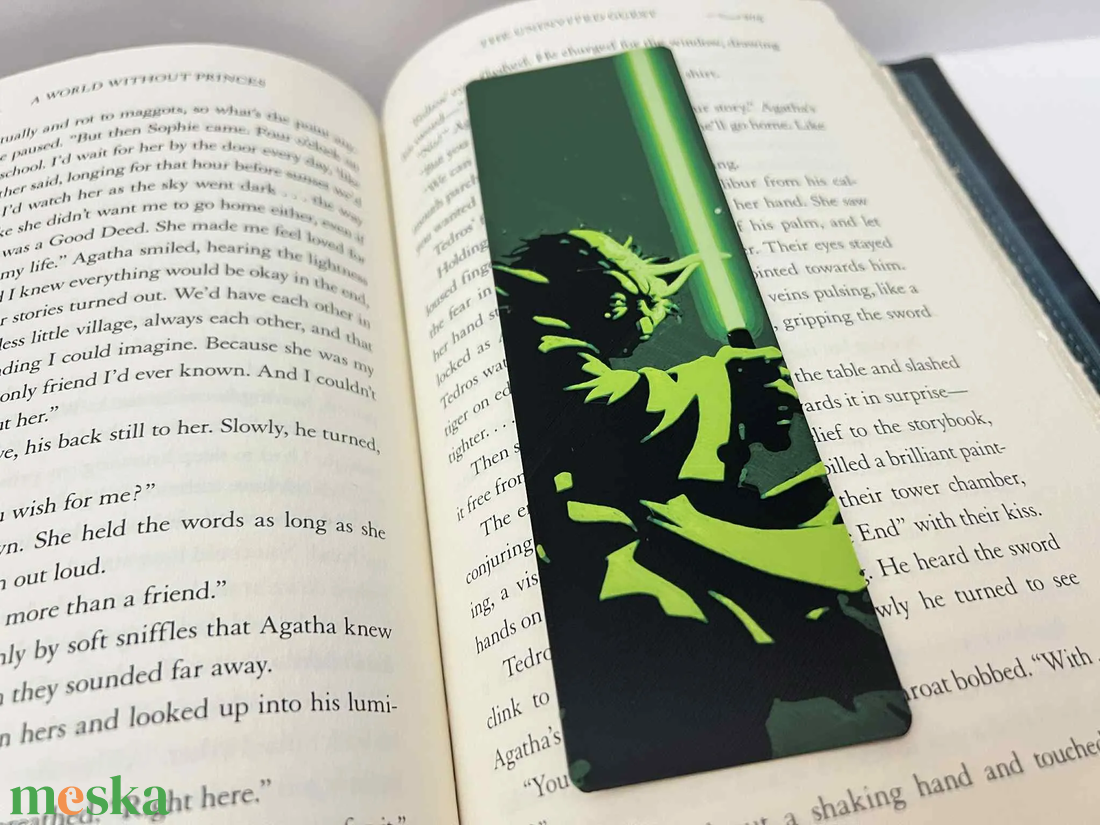 3D Nyomtatott Könyvjelző  - yoda - könyv & zene - könyvjelző - Meska.hu